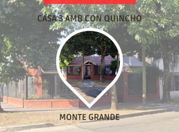 Casa de 3 ambientes, Esteban Echeverría · Casa 3 Ambientes con Amplio Quincho - Venta - Monte Grande