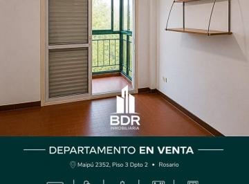 Departamento · 23m² · 2 Ambientes · Departamento un Dormitorio - Maipu 2351