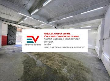 Bodega-Galpón · 250m² · 1 Ambiente · Alquiler. B° Ducasse. Galpon 250 m². a m del Centro