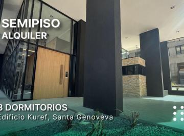 Departamento · 150m² · 4 Ambientes · 1 Cochera · Alquiler Semipiso 3 Hab Kuref Santa Genoveva Nqn