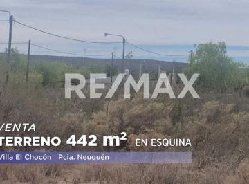 Terreno · 442m² · Vende Terreno 442 m Villa El Chocon, en Esquina