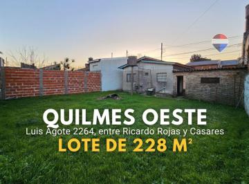Terreno · 228m² · Venta Lote de 228 m² en Quilmes