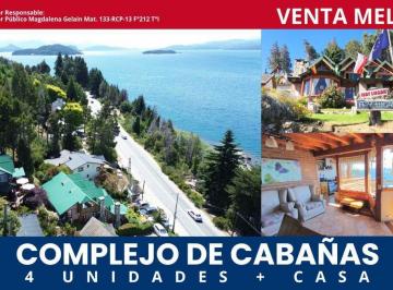 Casa · 230m² · 4 Ambientes · 5 Cocheras · Venta Complejo Cabañas Bariloche Vista a Lago Km4