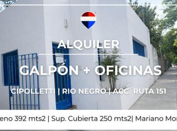 Bodega-Galpón · 257m² · Alquiler Galpon + Oficinas - Cipolletti