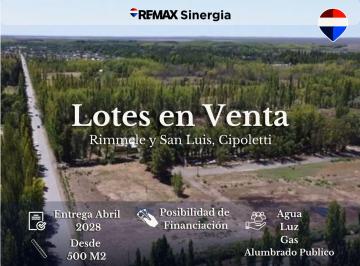 Terreno · 537m² · Venta Lotes Residenciales Cipolletti