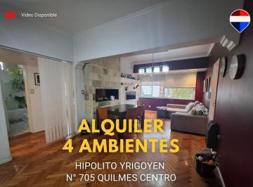 Departamento · 60m² · 4 Ambientes · Alquiler 4 Ambientes Quilmes Centro