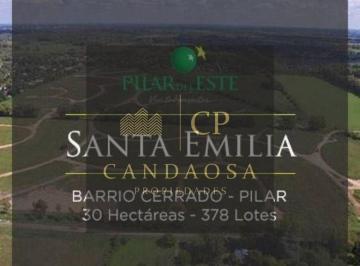 Terreno · 509m² · Mlm. Lote en Oportunidad en Barrio Santa Emilia, Pilar
