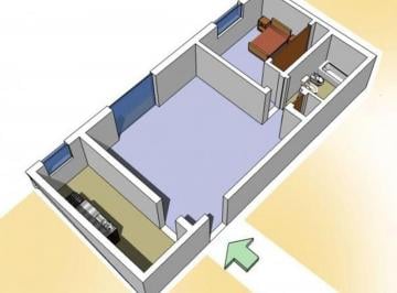 Departamento de 2 ambientes, Villa Crespo · Dos Ambientes Contrfrente C/balcon, Sobre Av