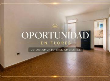Departamento · 45m² · 3 Ambientes · Oportunidad Flores Departamento 3 Amb Inversion