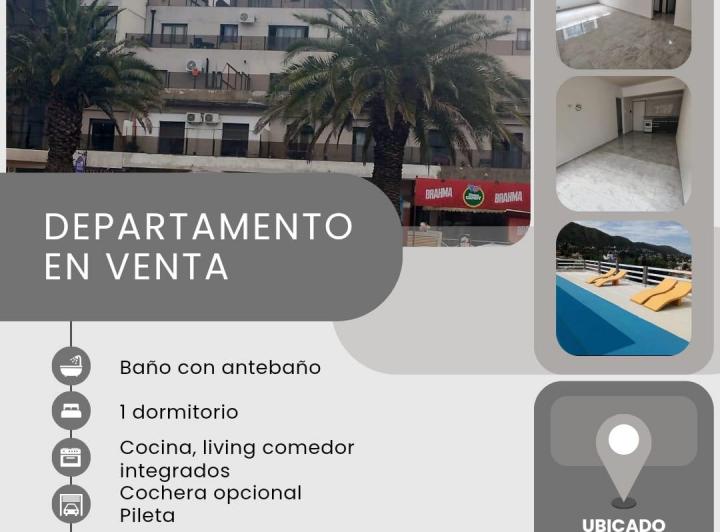 Departamento · 40m² · 2 Ambientes · 1 Cochera