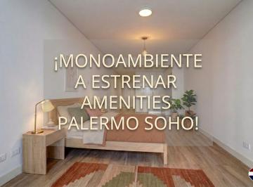 Departamento · 42m² · 1 Ambiente · Monoambiente a Estrenar con Amenities Palermo Soho