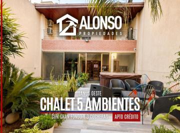 Casa · 200m² · 5 Ambientes · 3 Cocheras · Venta - Casa 5 Ambientes con Fondo y 3 Cocheras - Lanús Este