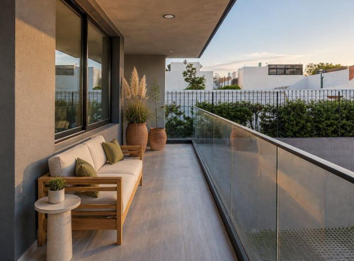 Venta Semipiso 4 Ambientes a Estrenar Contrafrente C/cochera C/ Balcón &amp; Patio. Villa Luro