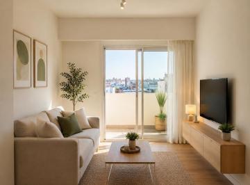 Departamento · 56m² · 3 Ambientes · Departamento en Venta de 2 Dorm. Piso 12, Rioja 1200, Rosario, Apto Credito
