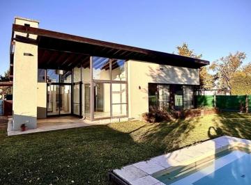 Casa · 120m² · 4 Ambientes · 3 Cocheras · Casa 4 Amb Galeria Jardin Pileta Barrio Cerrado Brujas Pilar