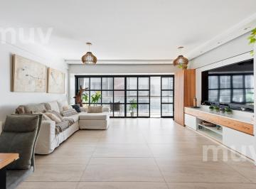 Departamento · 110m² · 4 Ambientes · 1 Cochera · República de Eslovenia 1900 - Departamento de 4 Ambientes en Venta en Las Cañitas con Cochera
