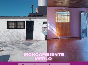 Departamento de 1 ambiente, Merlo · Monoambiente en Alquiler - Merlo