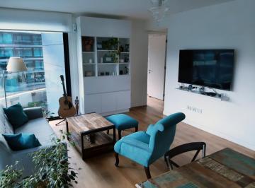 Departamento · 125m² · 2 Dormitorios · 1 Cochera · Alquiler Apartamento Amueblado Edificio Forum 2 Dorm., 2 Baños, Terraza Doble y Garage