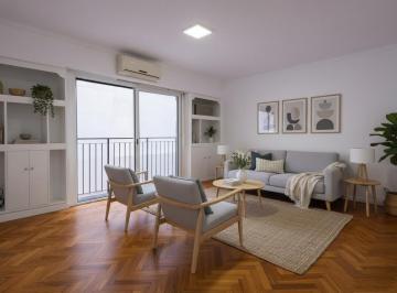 Living- Comedor con Stagging · Depto. de 3 Ambientes en Venta en Palermo (Apto Credito) con Pallier Privado y 3 Baños