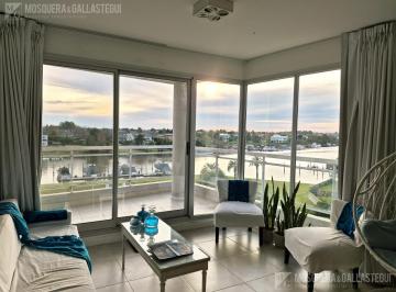 Departamento · 49m² · 2 Ambientes · 1 Cochera · Alquiler Temporario. Excelente Departamento de 2 Ambientes con Cochera Vista Al Rio y Bahía.