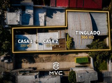 Bodega-Galpón · 470m² · Se Vende Galpón con 2 Casas Mixtas, Ideal Proyecto Inmobiliario, Godoy Cruz, Mendoza.