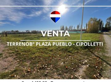 Terreno · 1498m² · Venta Terreno Bº Privado Plaza Pueblo - Cipolletti