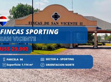 Terreno · 1114m² · Lote en Venta Fincas San Vicente Sporting