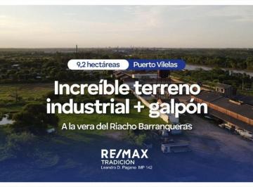 Terreno · 3394m² · Terreno Industrial con Galpón en Venta Pto Vilelas