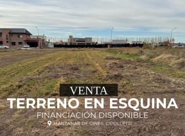 Terreno · 600m² · En Venta Terreno en Esquina Manzanar de Gines