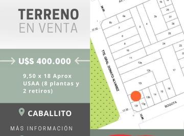 Terreno · 173m² · Terreno en Caballito