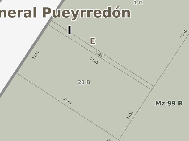 Lote de 220 m² apto desarrollo en Güemes