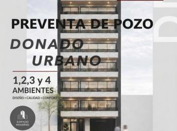 Departamento · 49m² · 2 Ambientes · Preventa Donado Urbano. Donado 1215. Unidades 1,2,3,4 Amb