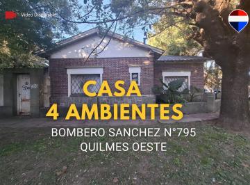 Casa · 90m² · 3 Ambientes · 1 Cochera · Venta Casa 4 Ambientes Quilmes Oeste