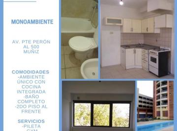 Departamento de 1 ambiente, San Miguel · Monoambiente en Alquiler en Muñiz