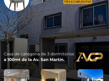 Casa · 264m² · 5 Ambientes · 2 Cocheras · Casa en Venta en Villa Carlos Paz Impecable!