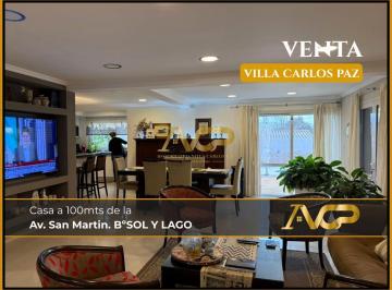 Casa · 264m² · 5 Ambientes · 2 Cocheras · Casa en Venta en Villa Carlos Paz Impecable!