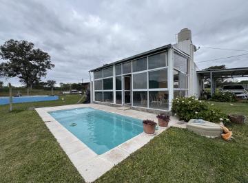 Casa · 125m² · 3 Ambientes · 1 Cochera · Quinta con Pileta | Sauce Montrull | Amoblada