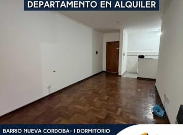 Departamento de 1 ambiente, Córdoba · Nueva Cordoba Alquiler Depto 1 Dorm con Patio Amplio