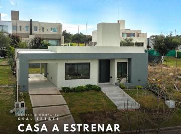 Casa · 150m² · 5 Ambientes · 1 Cochera · Venta Casa a Estrenar Planta Única 2 Dorm. en Barrio Cerrado Tejas 4 - Malagueño