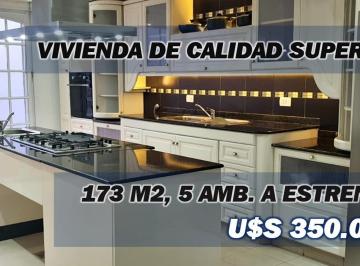Casa · 173m² · 4 Ambientes · 1 Cochera · Vivienda Premium 173 m² Cub, 3 Dorm, Villa Soldati