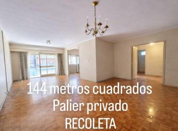 Departamento · 133m² · 4 Ambientes · 4 Ambientes en Venta - Recoleta - Palier y Baulera