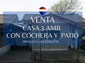 Casa · 69m² · 3 Ambientes · 2 Cocheras · Venta Casa 3 Amb con Quincho Ezpeleta