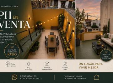 PH · 110m² · 4 Ambientes · Venta PH 4 Ambientes Savedra Sin Expensas Patio