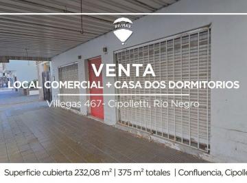 Local comercial · 232m² · Venta de Local Comercial + Casa Dos Dorm.