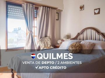 Departamento · 35m² · 2 Ambientes · 1 Cochera · Venta Dpto 2 Amb Quilmes Apto Credito