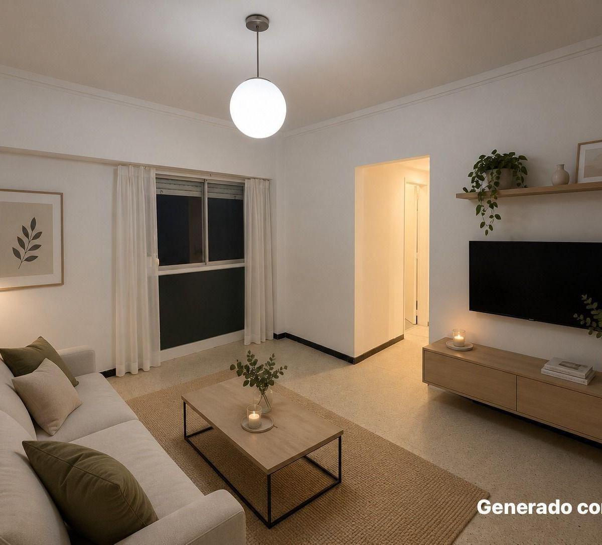 Depto 2 amb, 34m² luminoso en excelente edificio Maral