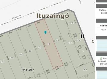 Terreno · 120m² · Venta - Lote Sobre Avd - Zonificacion Ac - Ituzaingo