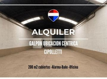 Bodega-Galpón · 200m² · Alquiler Comercial Galpon Cipolletti
