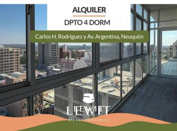 Departamento · 178m² · 8 Ambientes · 1 Cochera · Alquiler Departamento | 4 Dorm. | Cochera | Zona Centro |neuquén