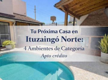 Casa · 105m² · 4 Ambientes · 1 Cochera · Duplex Casa 4 Ambientes Venta Ituzaingo Pileta